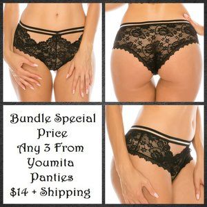 Youmita Caged Lace Hipster Underwear
